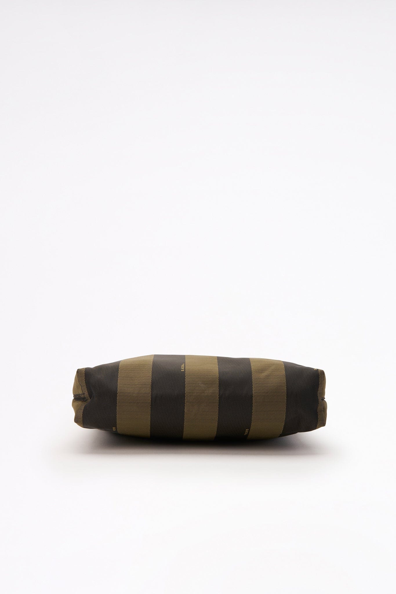 Fendi Vintage Striped Canvas Shoulder Bag