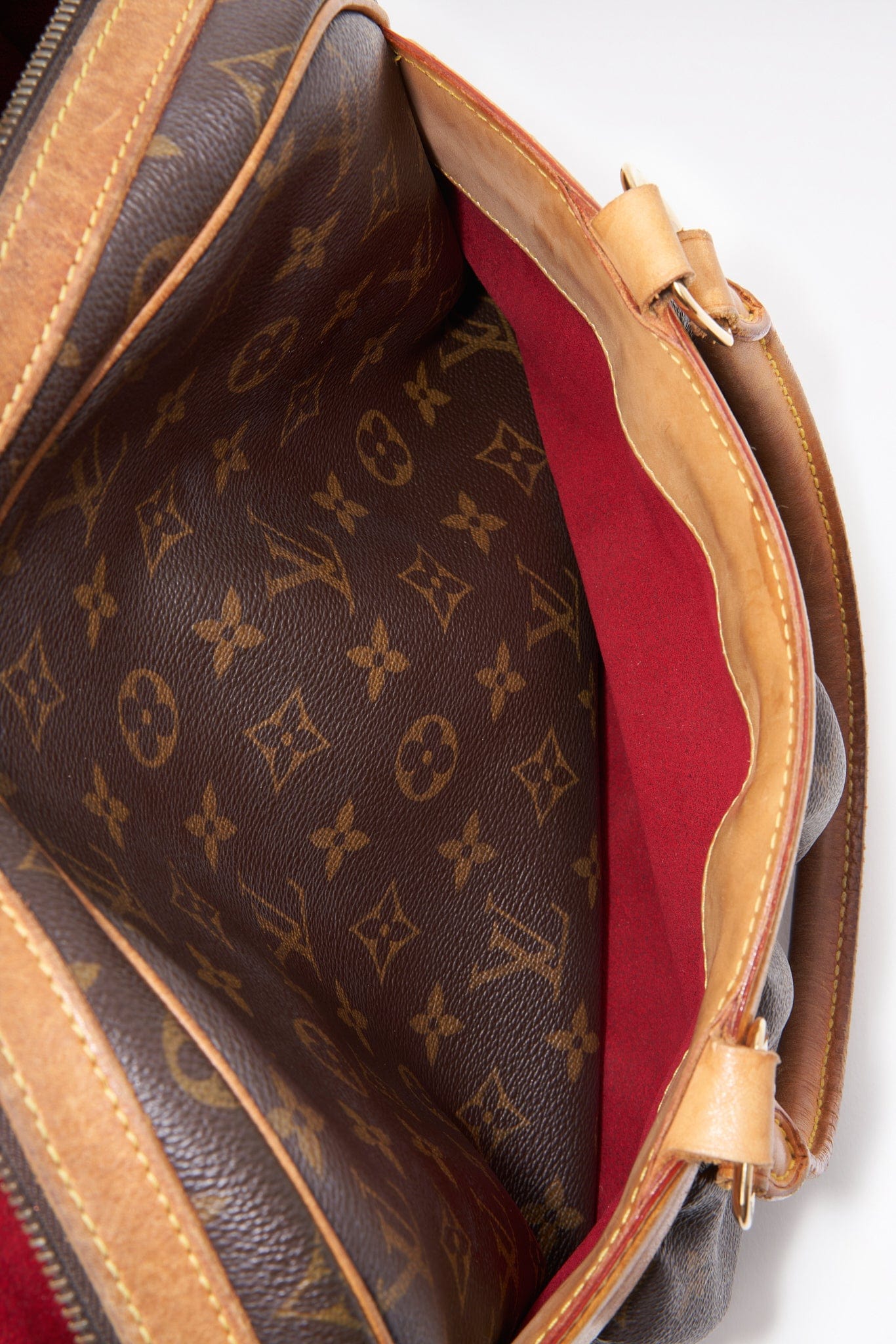 Vintage Louis Vuitton Mitzi Monogram Canvas Brown Bag