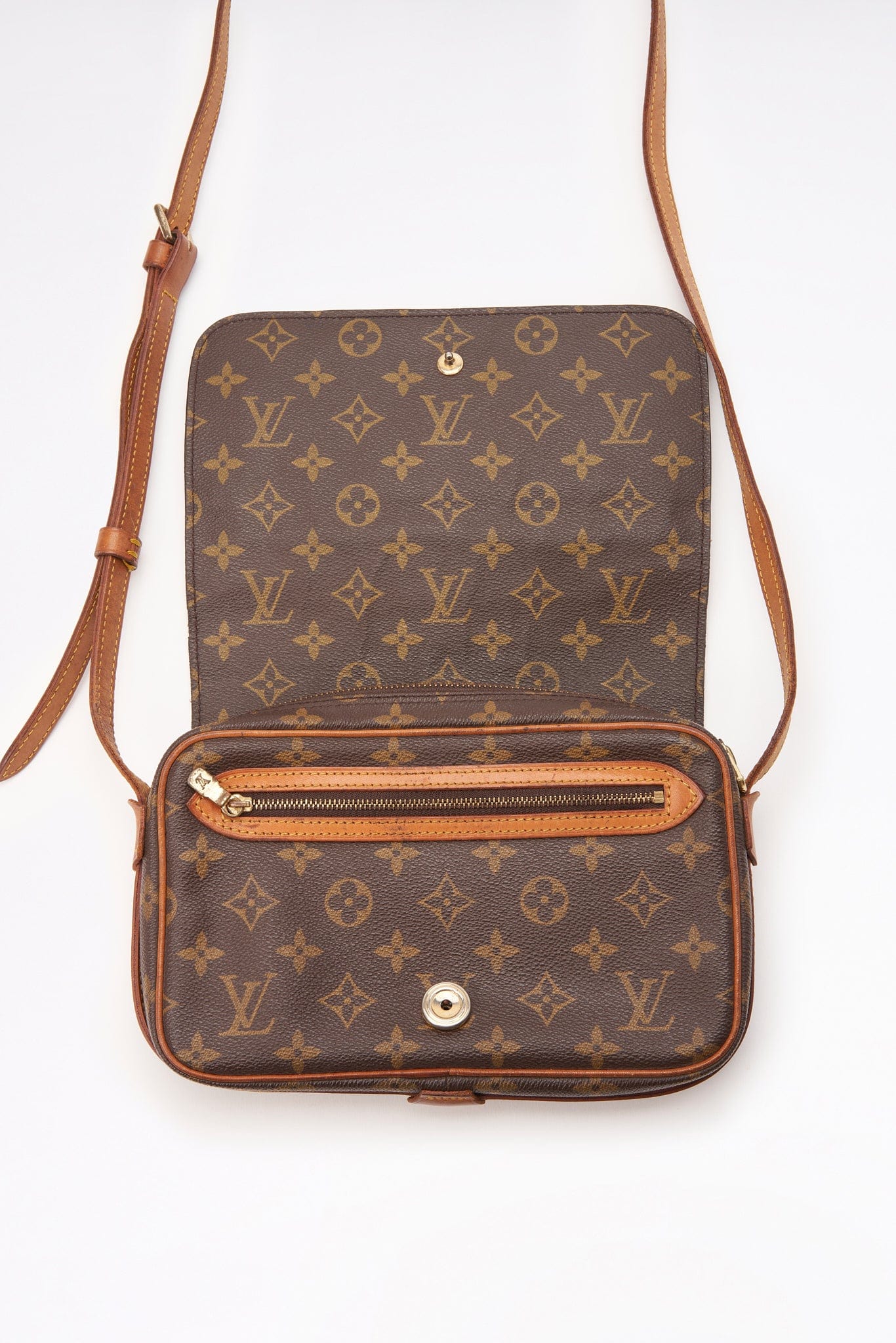 Vintage Louis Vuitton Saint Germain Monogram Canvas Brown Bag