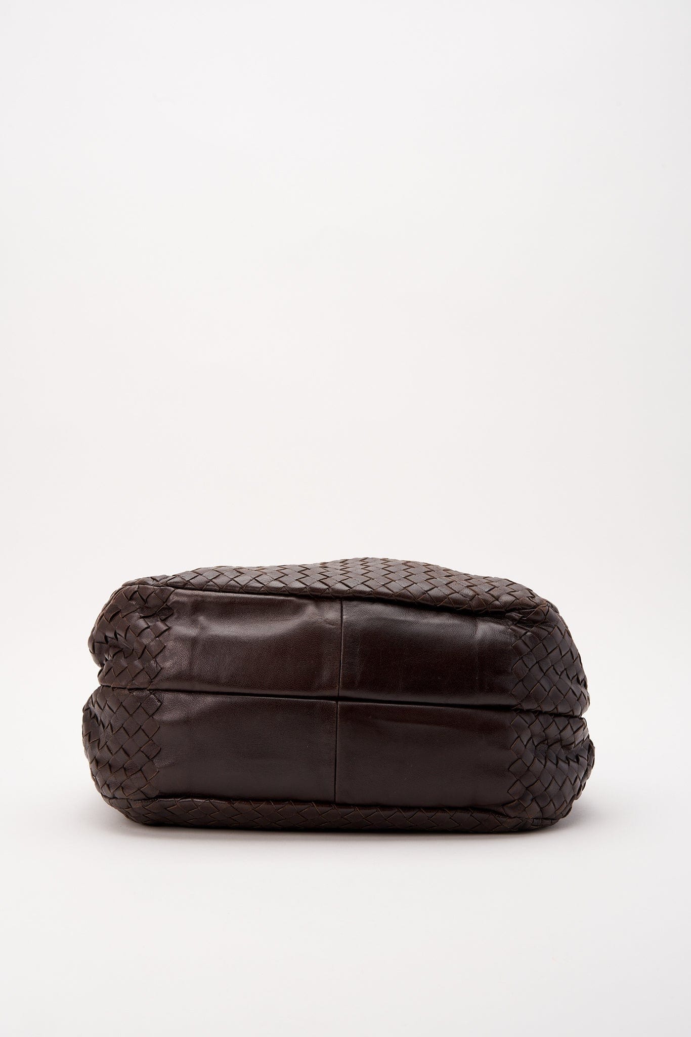 Bottega Veneta Brown Intrecciato Leather Shoulder Bag