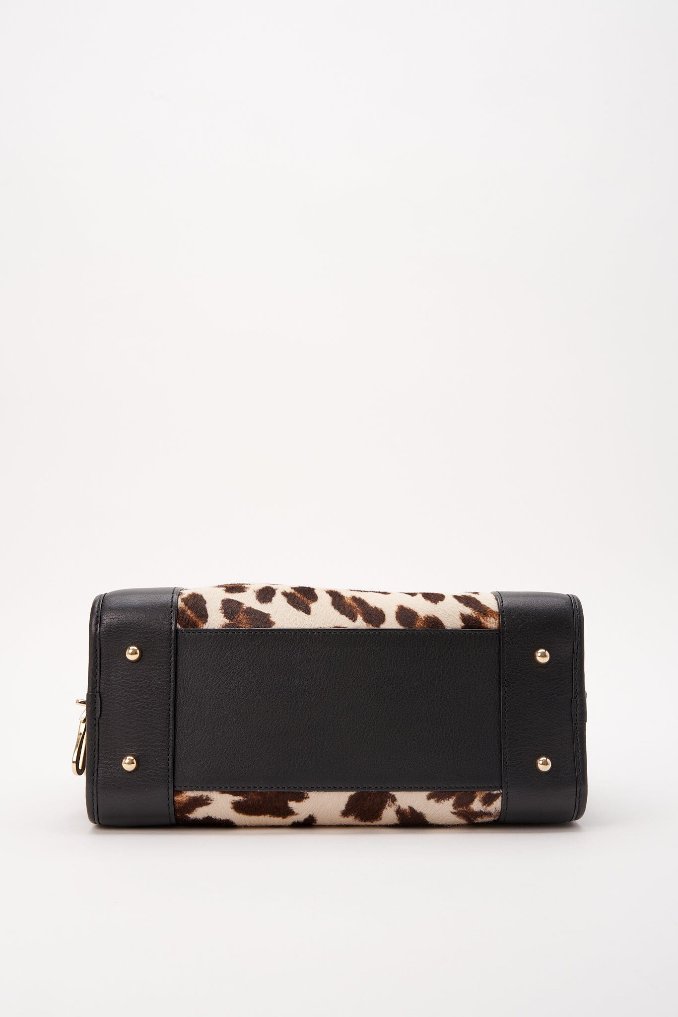 Vintage Loewe Amazona Leopard Calf Hair Shoulder Bag