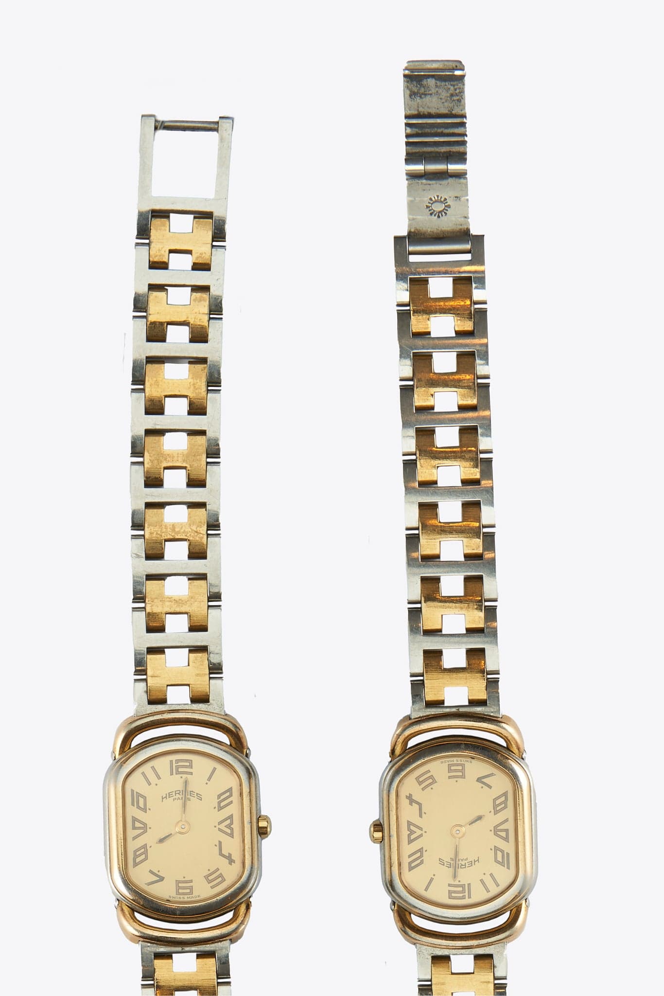 Vintage Hermès Rallye Gold Plated Watch