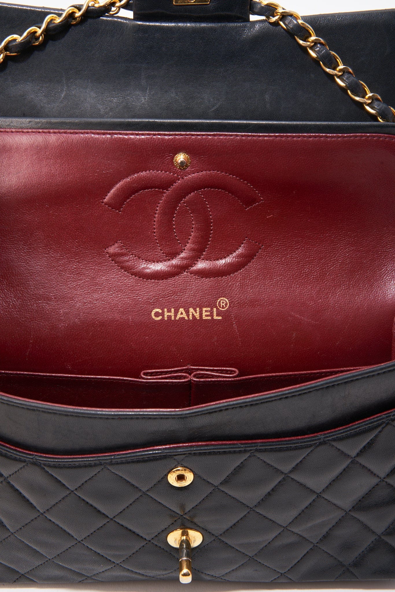 Chanel Classic Medium Double Flap Bag with 24k gold plated hardware