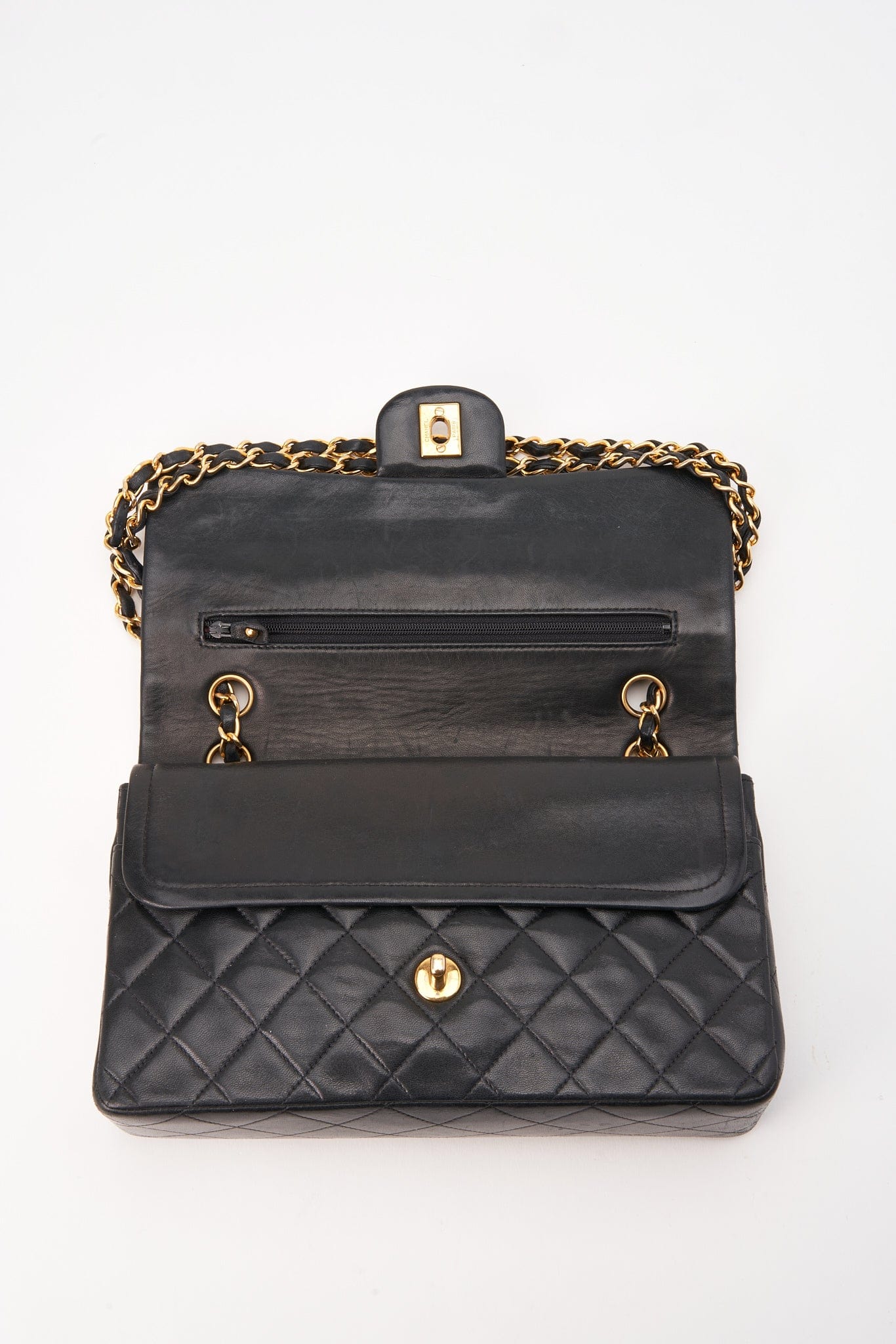 Chanel Classic Medium Double Flap Bag with 24k gold plated hardware