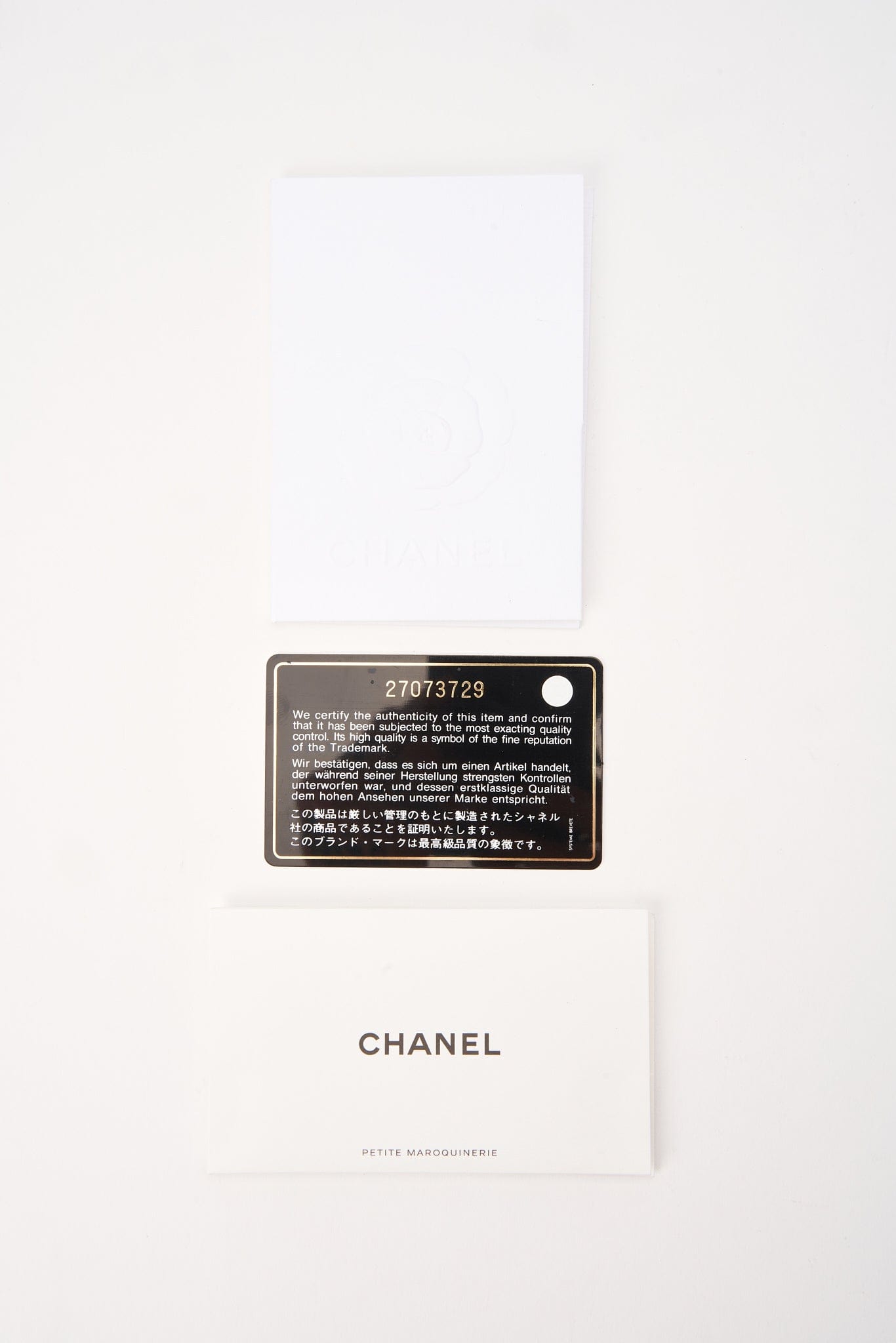 Chanel Black Caviar Leather Wallet