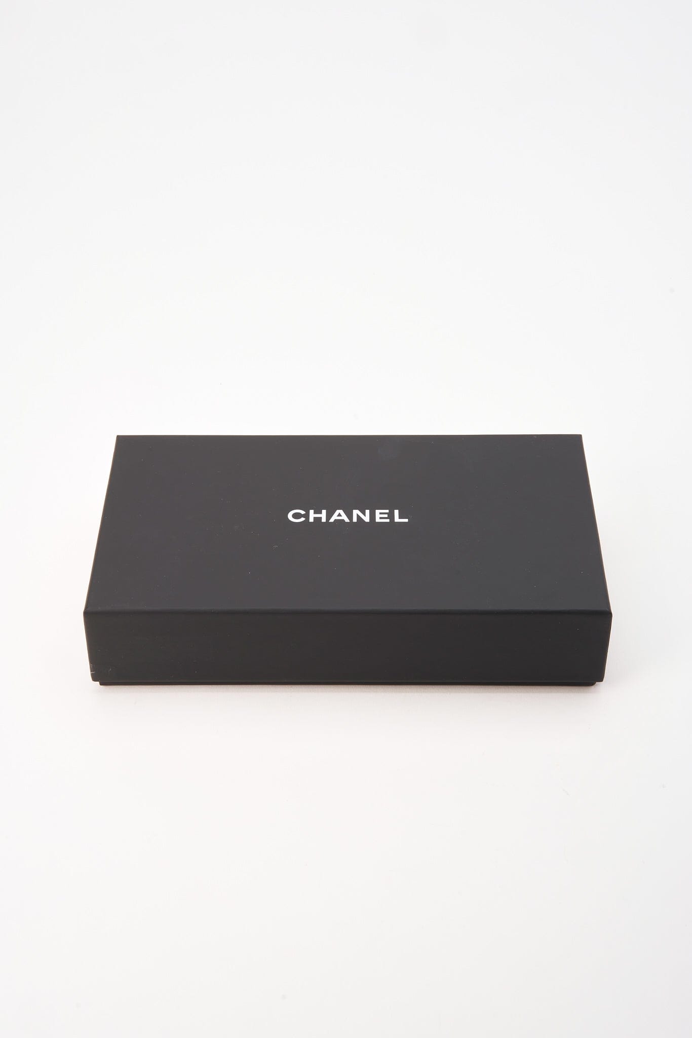 Vintage Chanel Black Leather Wallet On Chain