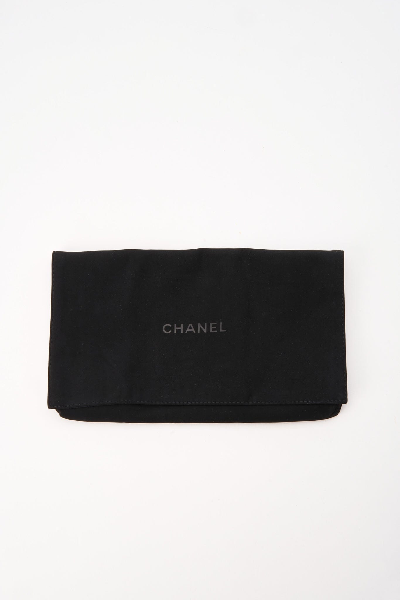 Vintage Chanel Black Leather Wallet On Chain