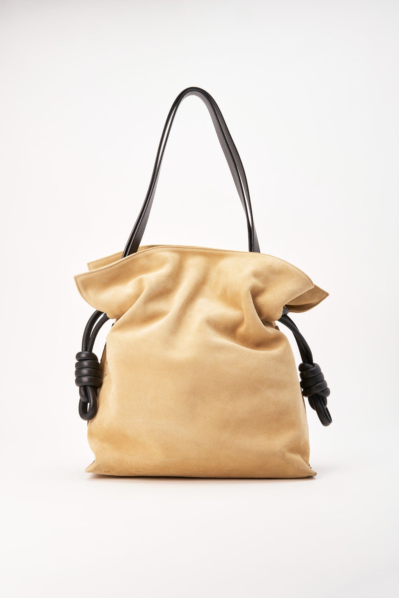 Loewe Flamenco Suede and Leather Tote Bag