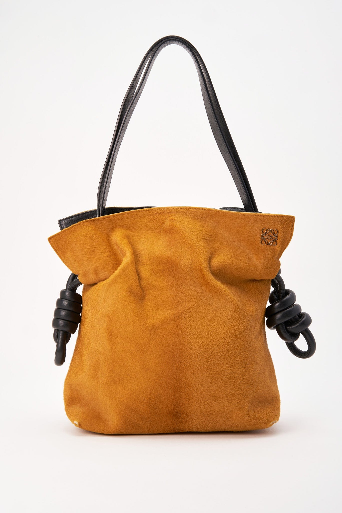 Loewe Flamenco Calf Hair and Leather Tote Bag