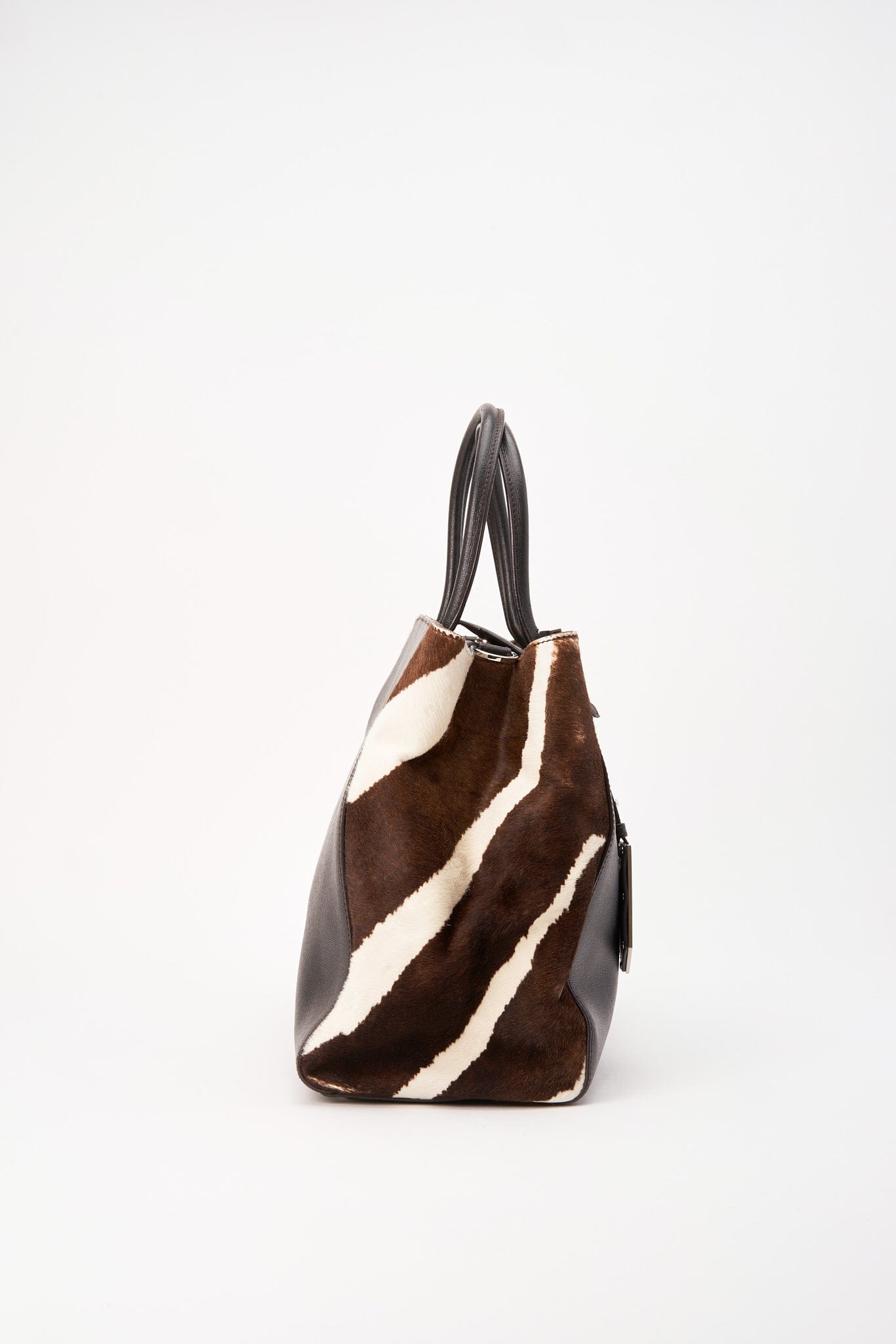 Fendi 2jours in Cow Printed Calf Hair Tote Bag