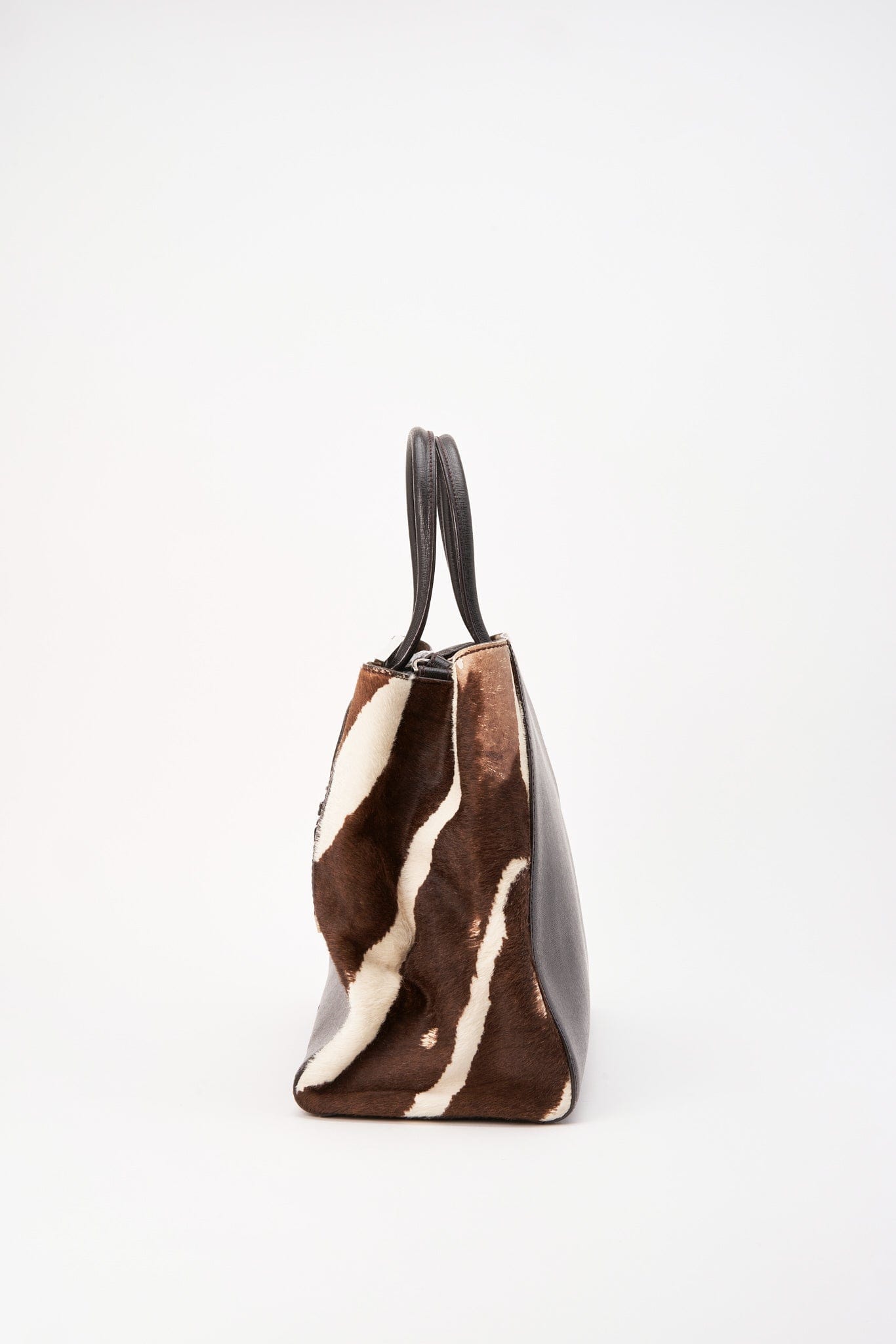 Fendi 2jours in Cow Printed Calf Hair Tote Bag