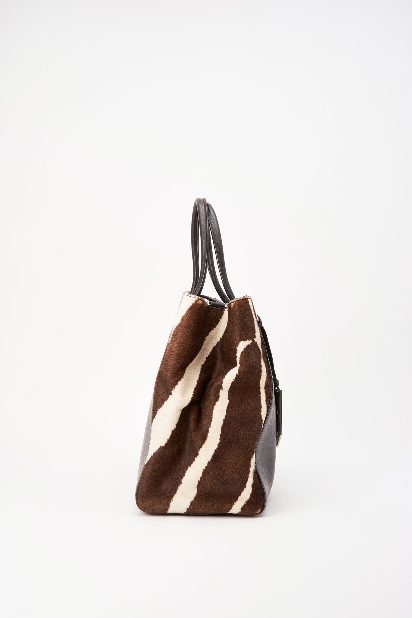 Fendi 2jours in Cow Printed Calf Hair Tote Bag