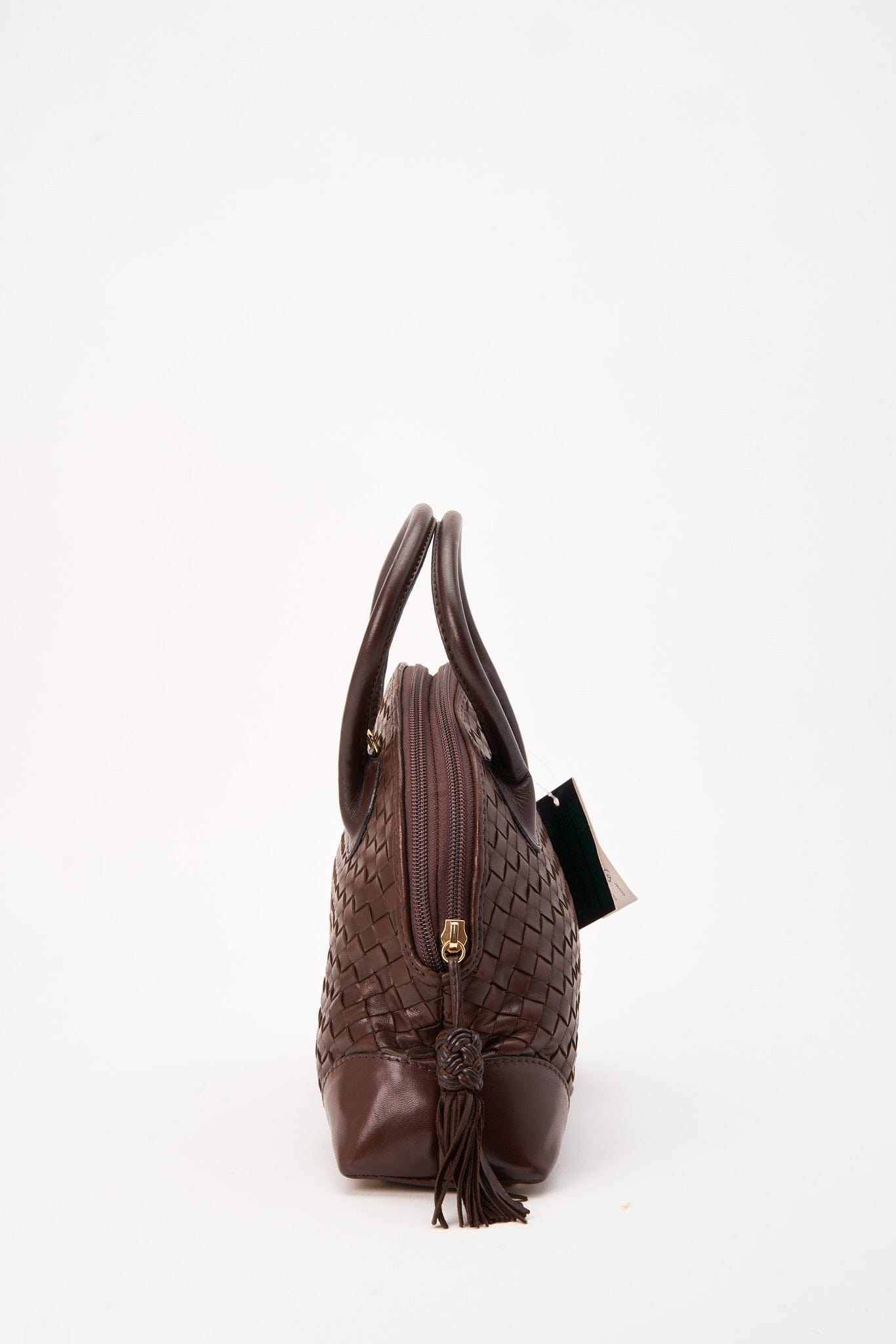 Bottega Veneta Brown Intrecciato Leather Crossbody Bag