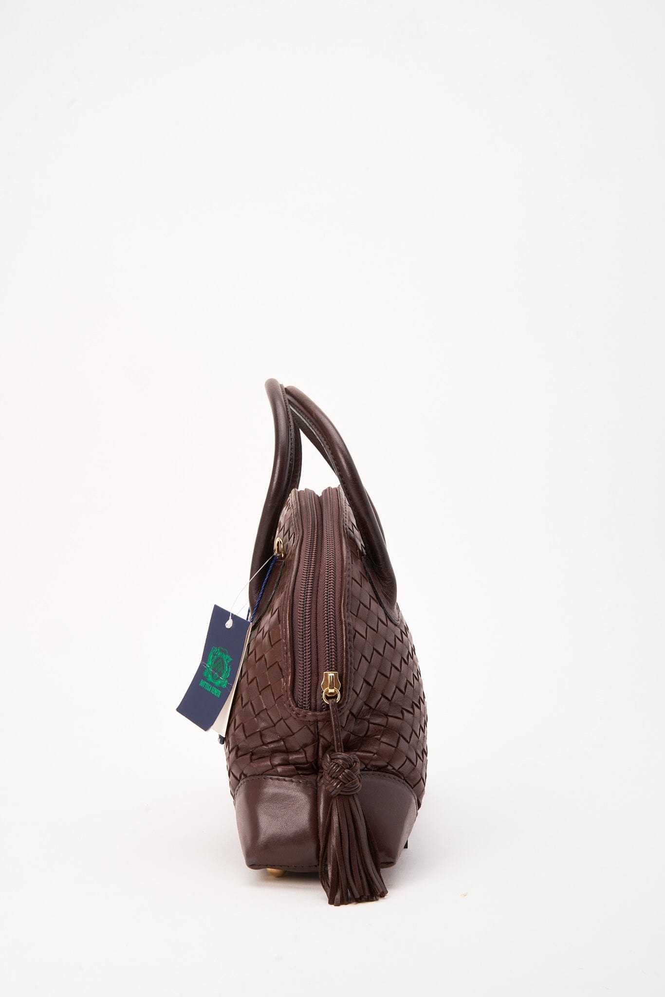 Bottega Veneta Brown Intrecciato Leather Crossbody Bag