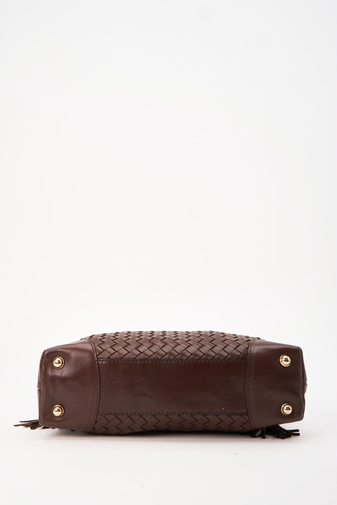 Bottega Veneta Brown Intrecciato Leather Crossbody Bag