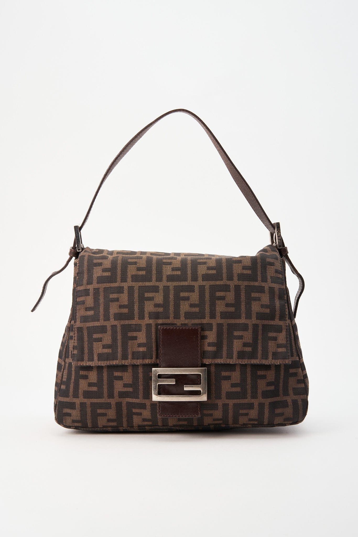 Vintage Fendi Mamma Baguette - Brown Zucca Canvas