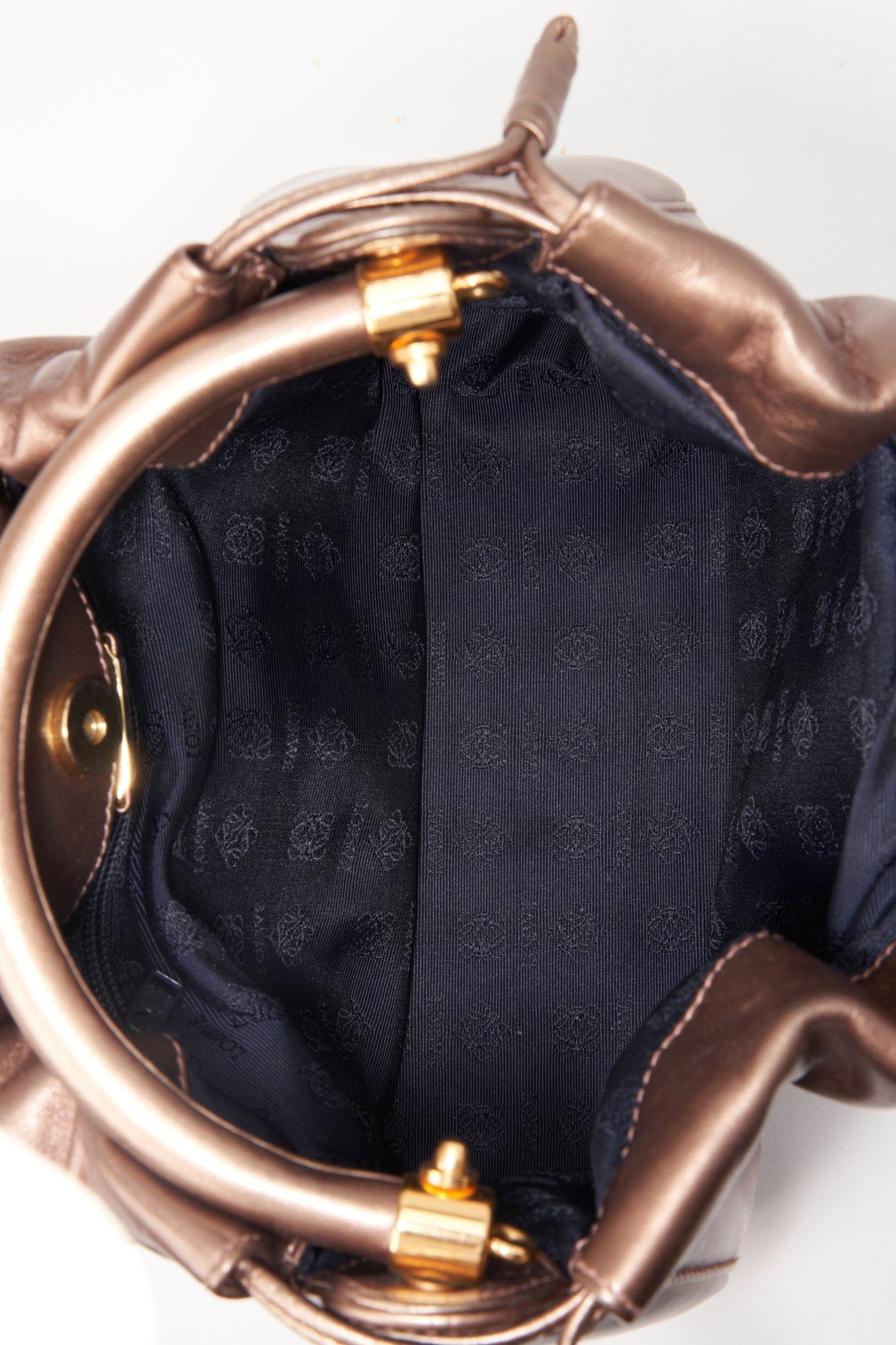 Vintage Loewe Metallic Leather Bag