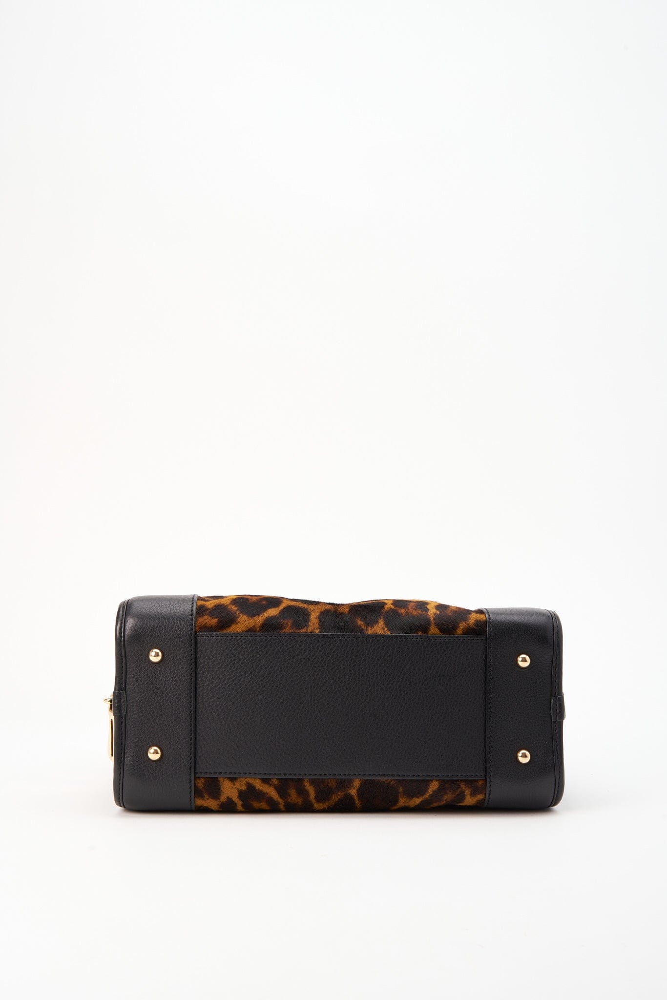 Vintage Loewe Amazona Leopard Calf Hair Shoulder Bag