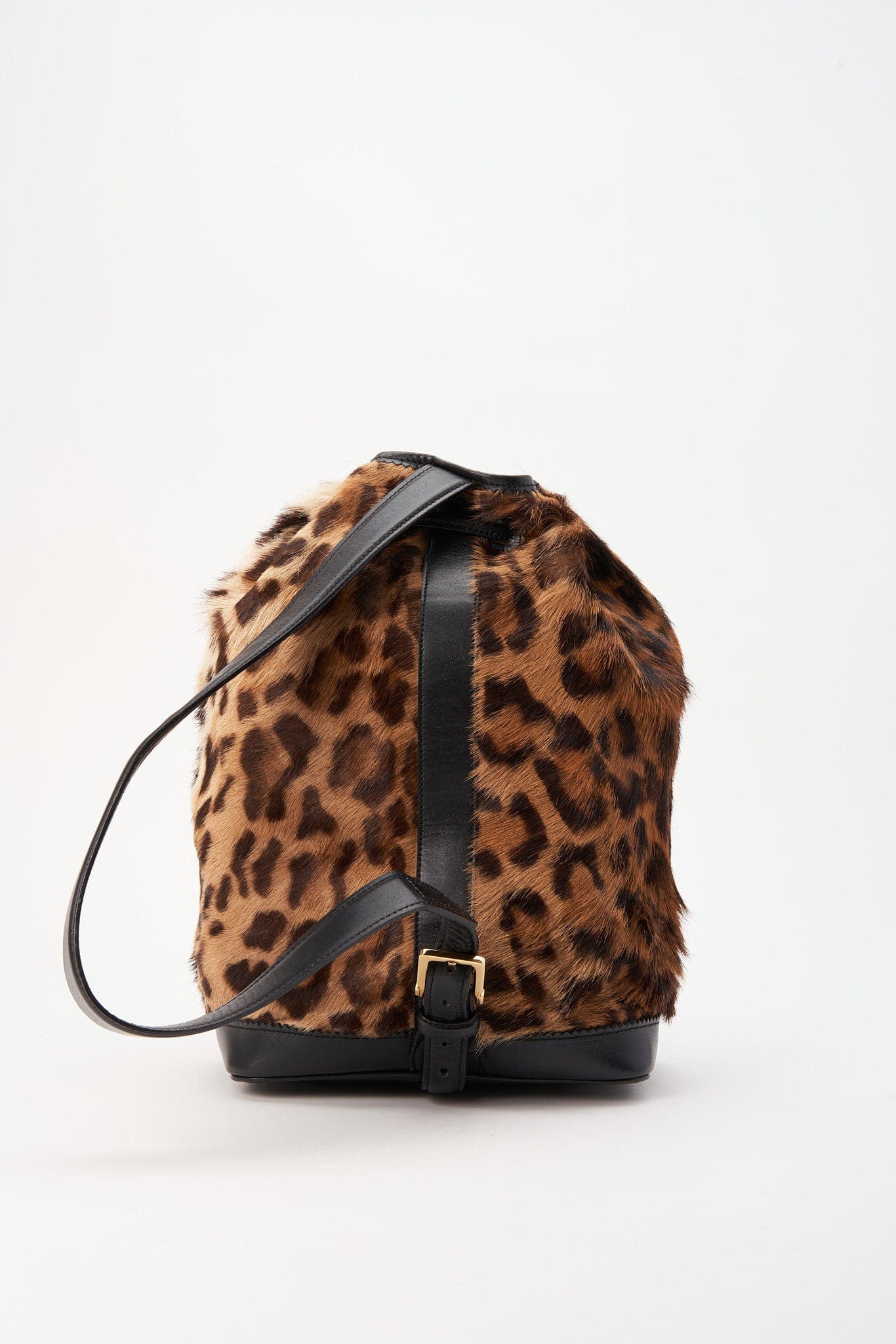 Vintage Loewe Leopard Calf Hair Sling Bag