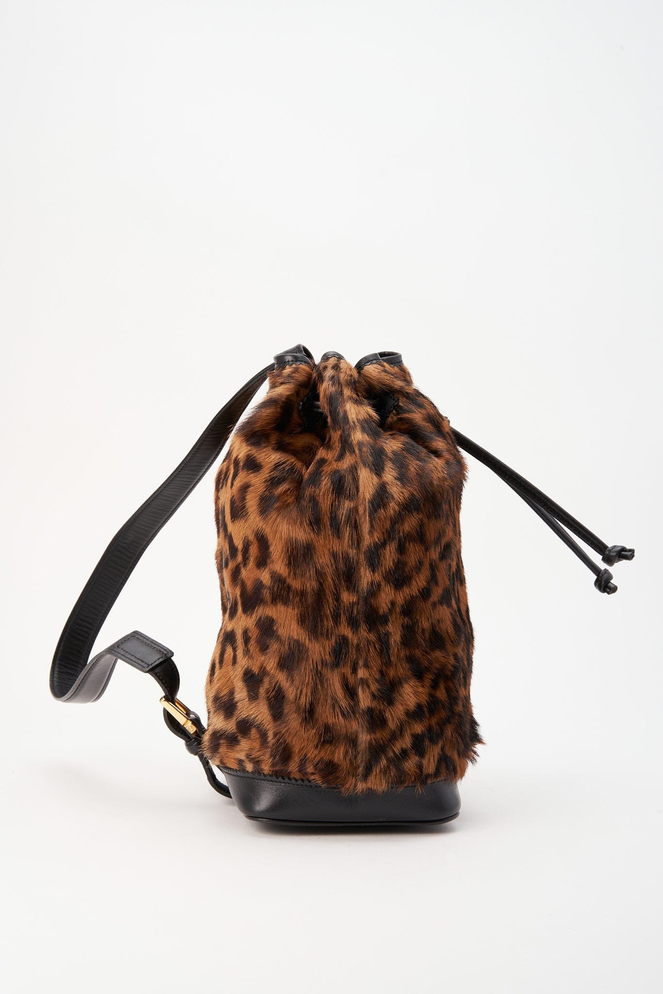 Vintage Loewe Leopard Calf Hair Sling Bag