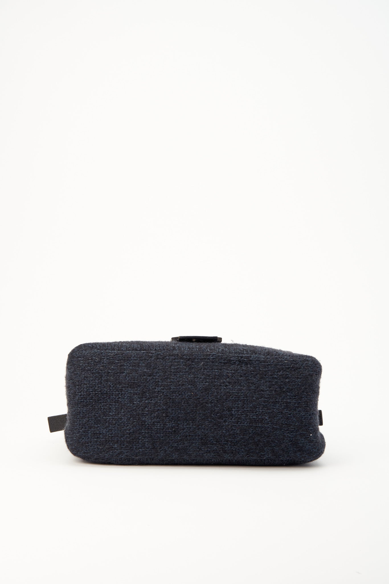 Fendi Mamma Baguette in Knitted Black Cashmere