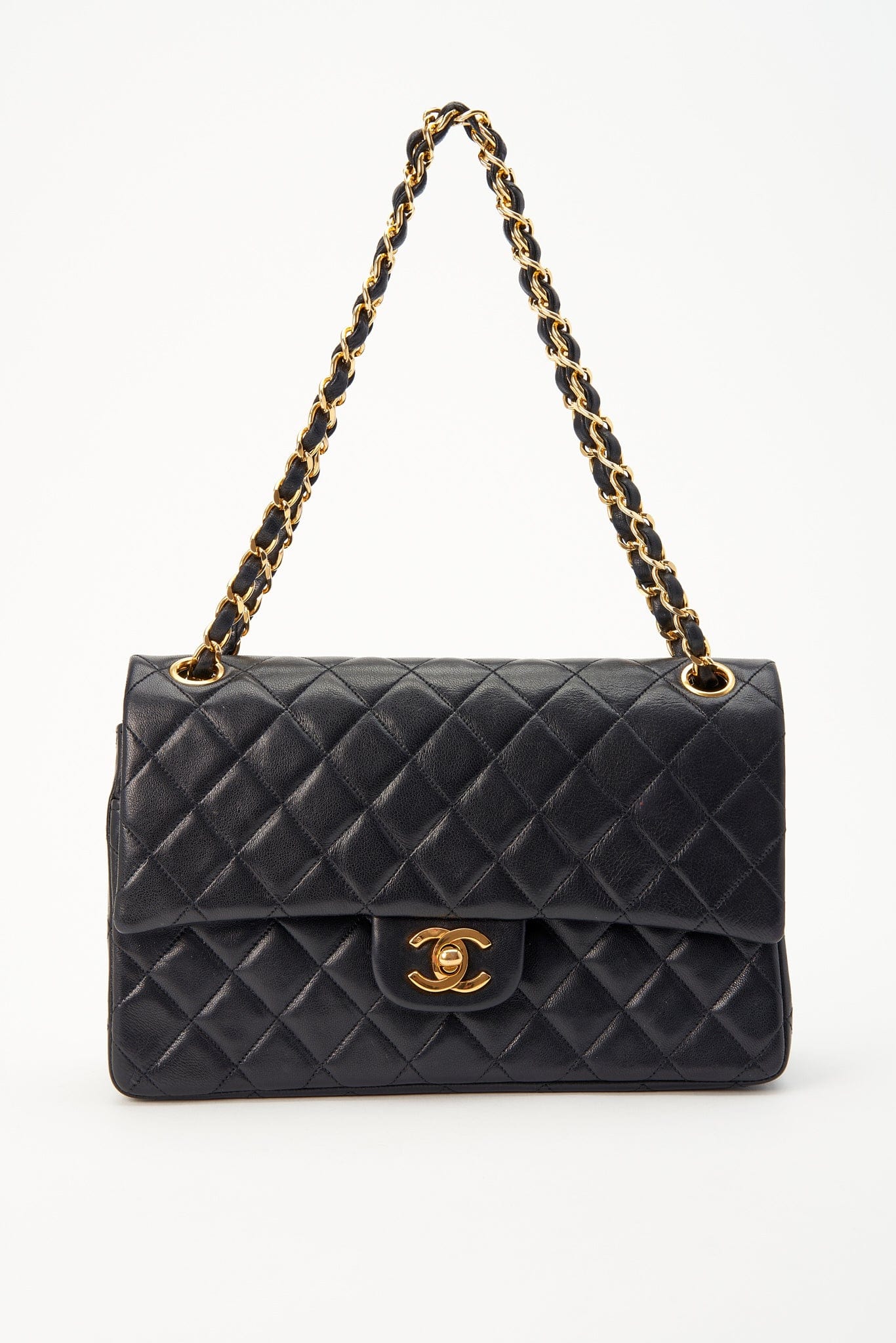 Chanel Classic Medium Double Flap Bag with 24k gold plated hardware