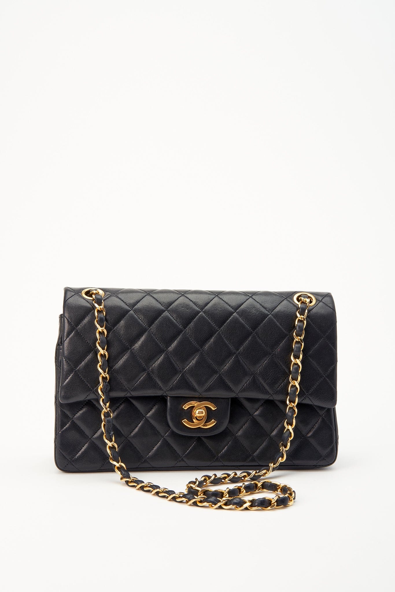 Chanel Classic Medium Double Flap Bag with 24k gold plated hardware