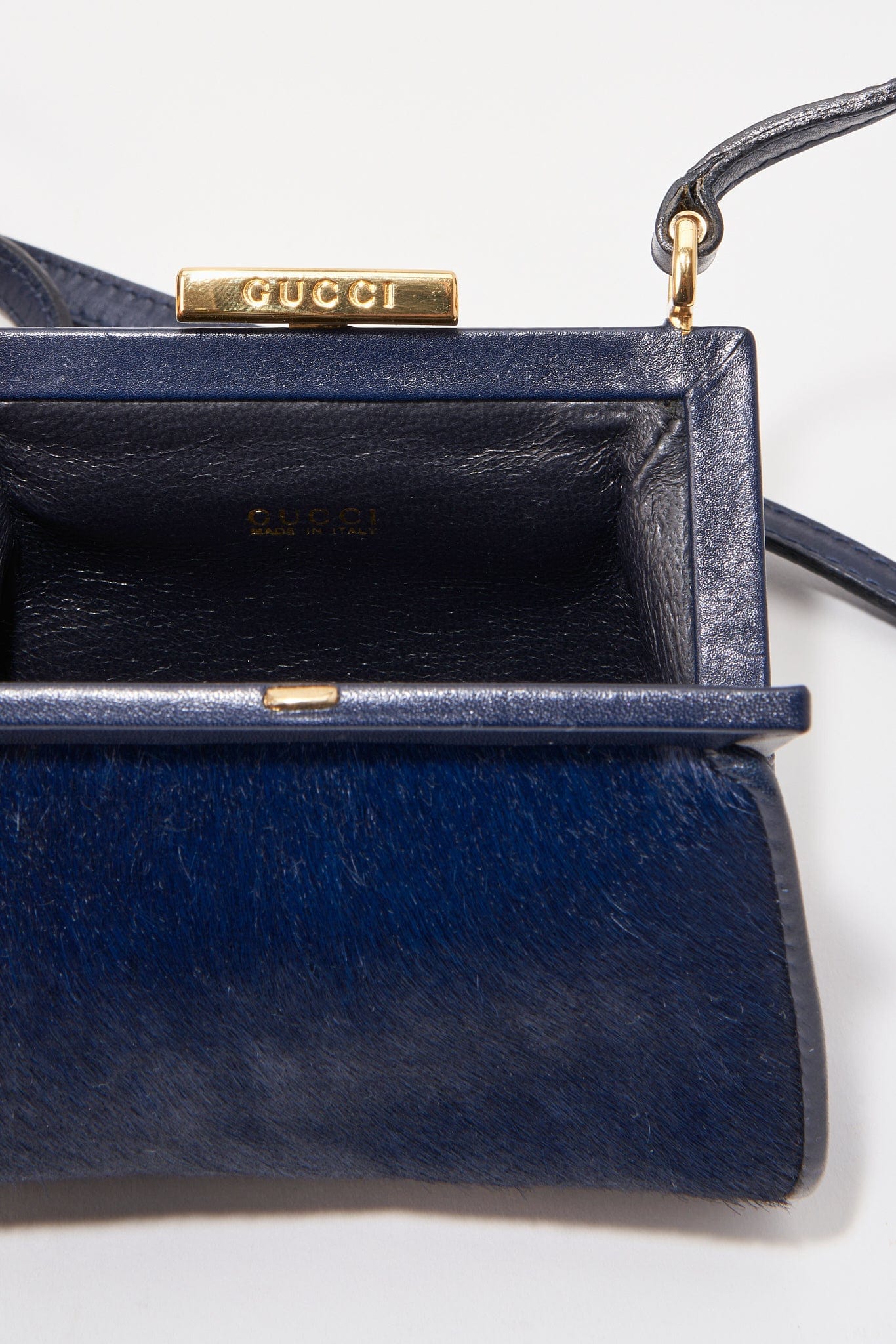 Vintage Gucci Mini Calf Hair Party Bag