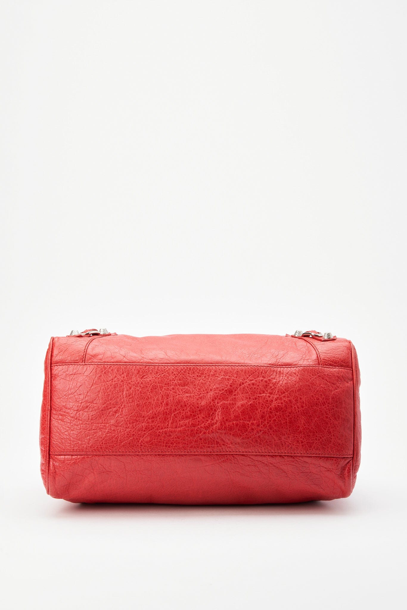 Balenciaga Red Leather City Bag