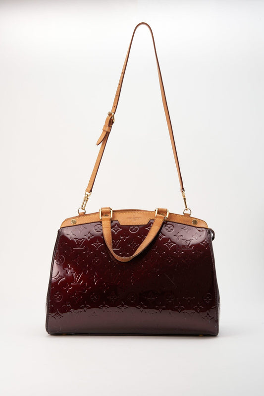 Louis Vuitton Brea GM Bag in Amarante Vernis