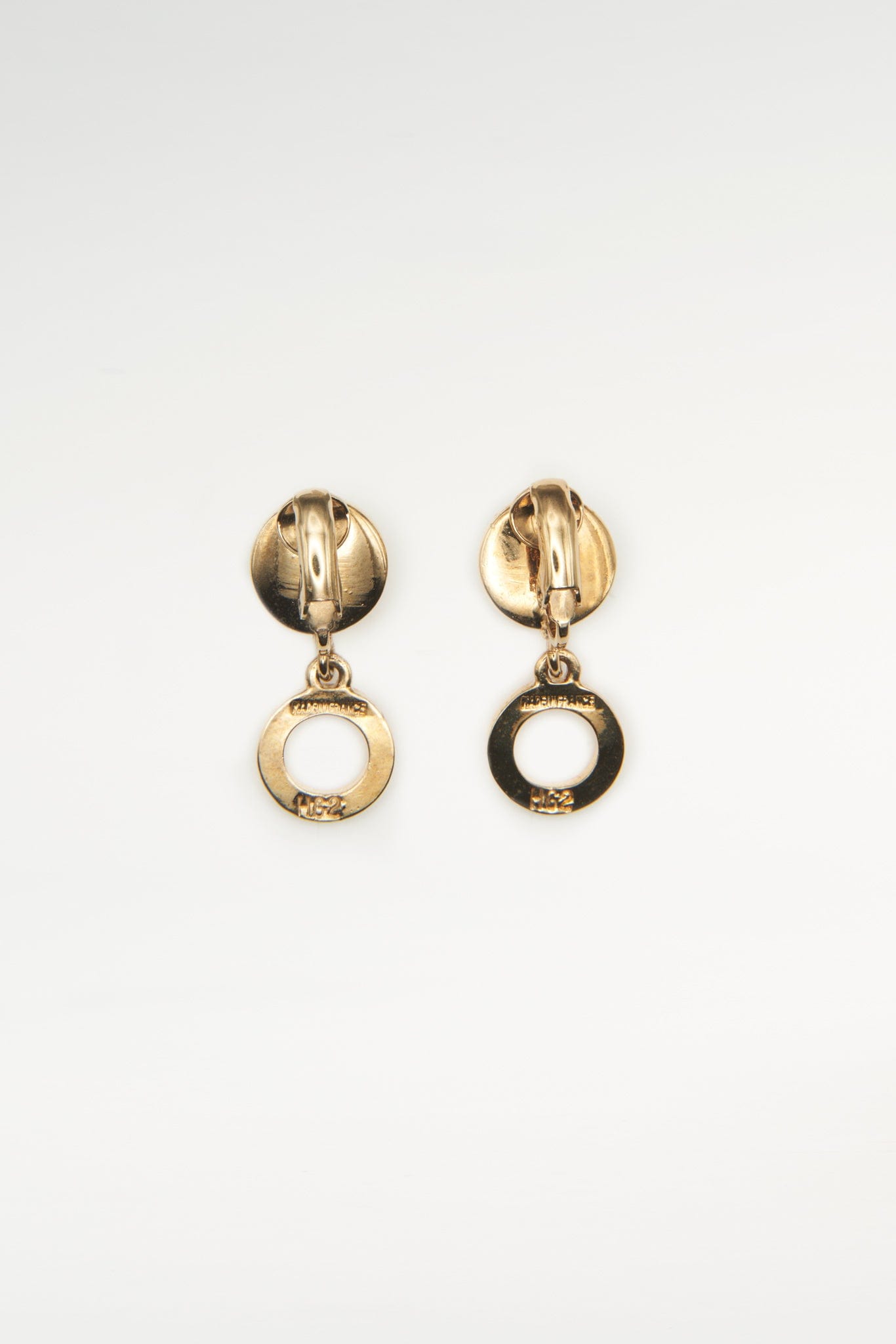 Vintage Gold Celine Shell and Imitation Pearl Earrings – The Hosta