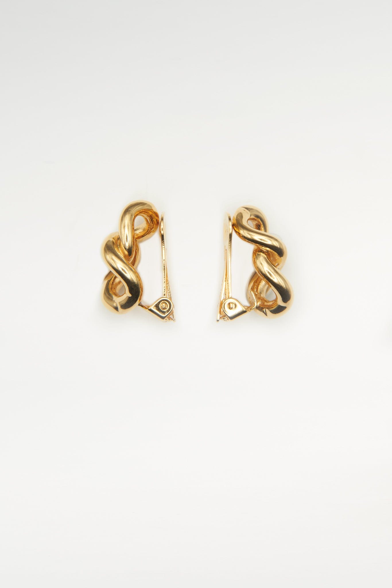 Vintage Gold Celine Chain Earrings