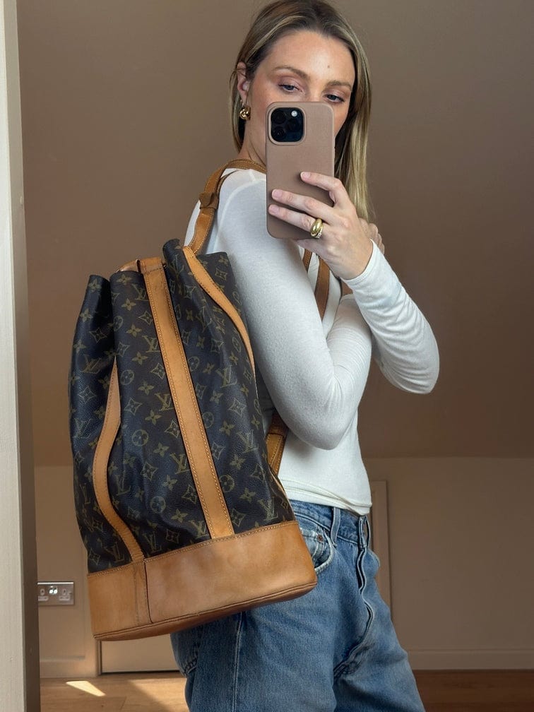 Louis Vuitton Randonnée Monogram Canvas Brown Backpack Bag