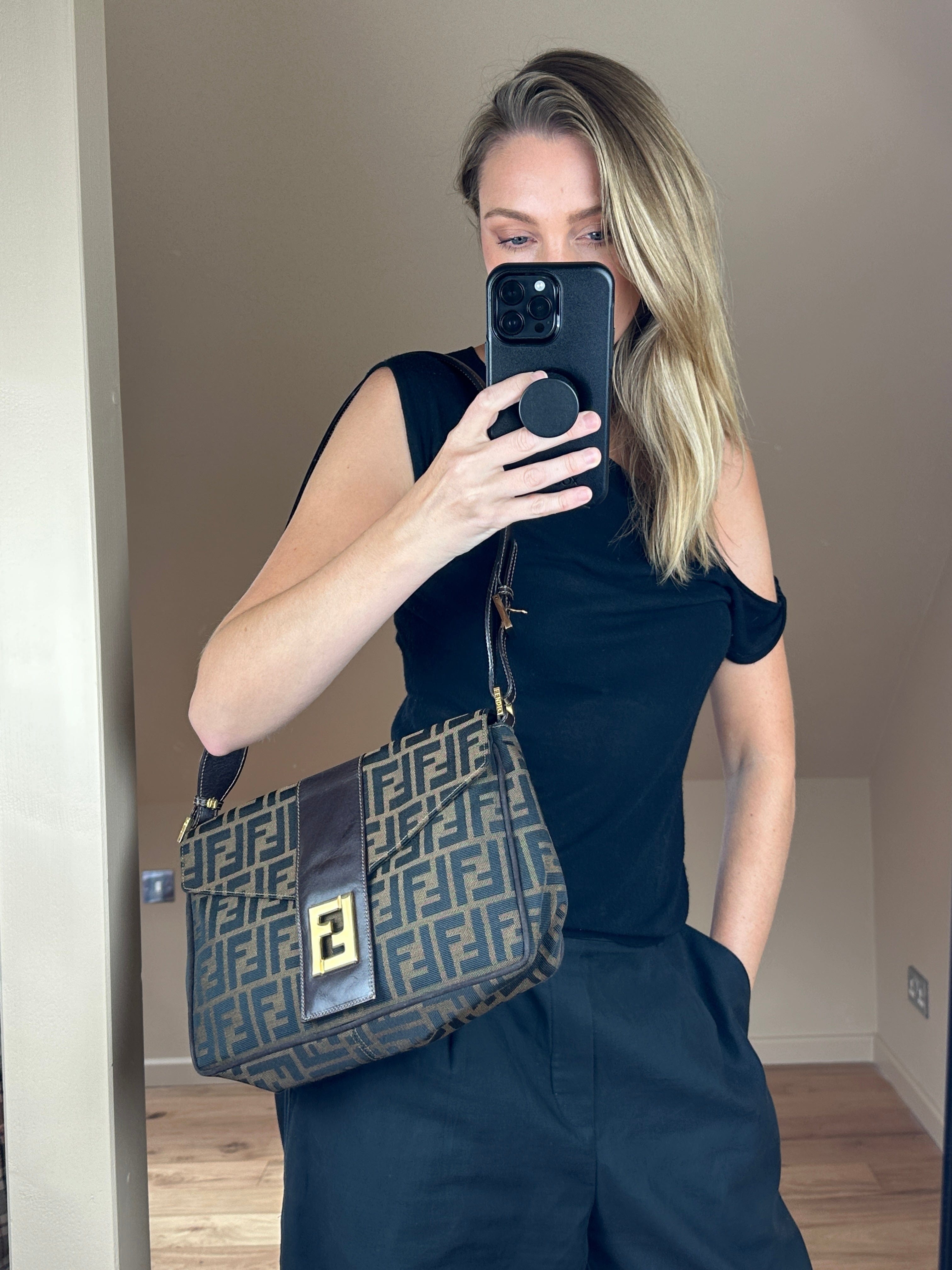 Fendi zucca hotsell vintage bag