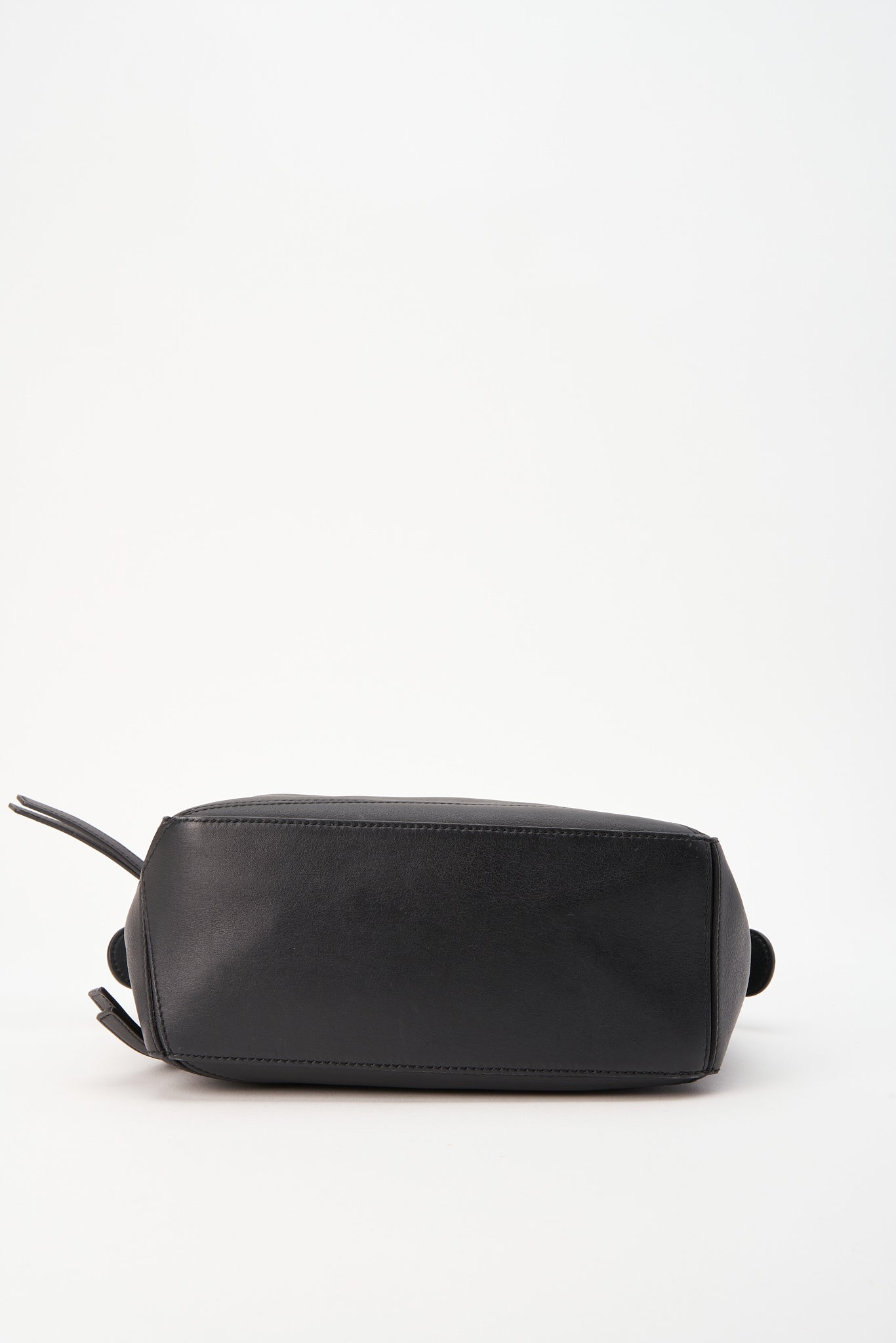 Loewe Small Black Leather Puzzle Bag