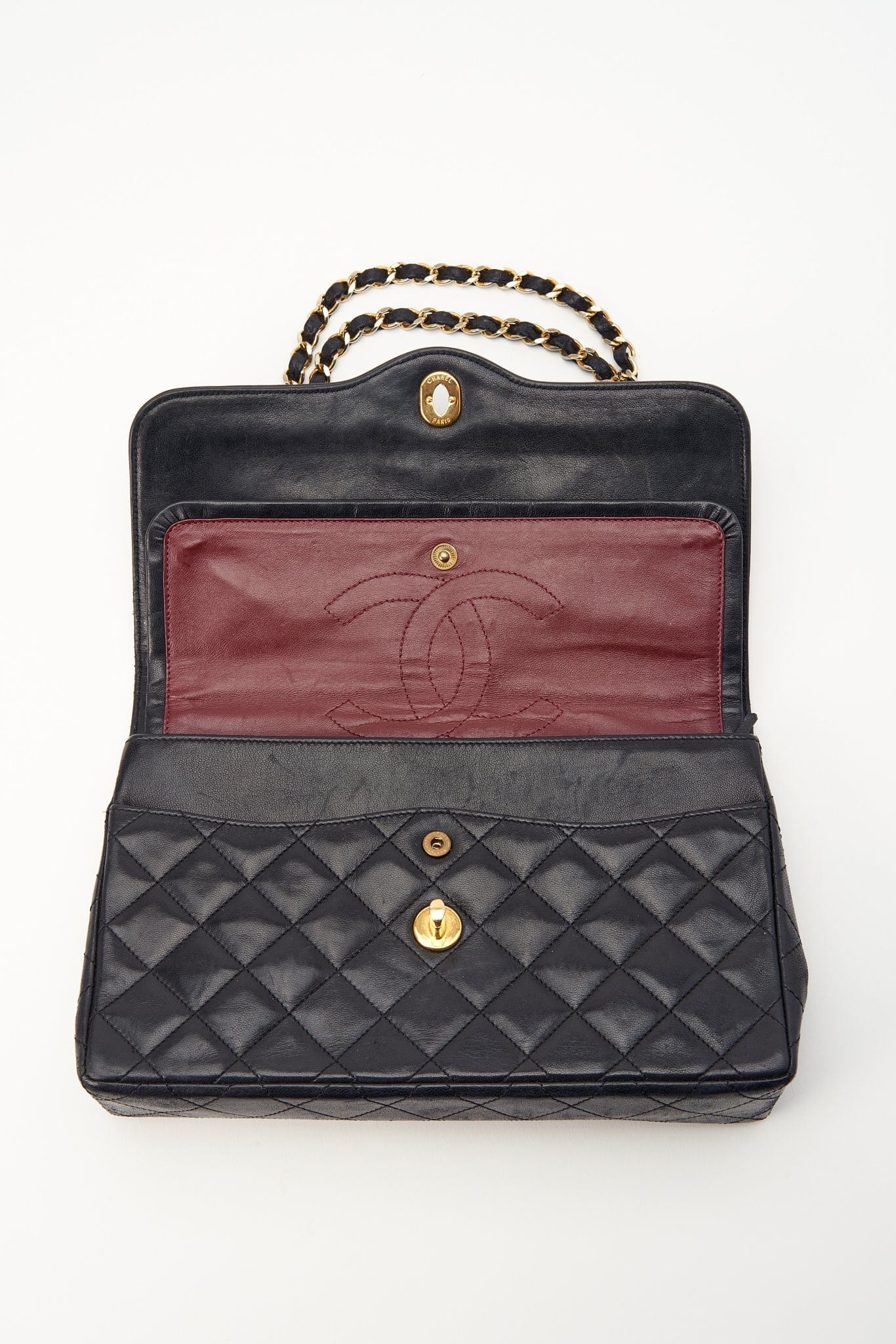 Chanel Limited Edition Paris Medium Double Flap Bag