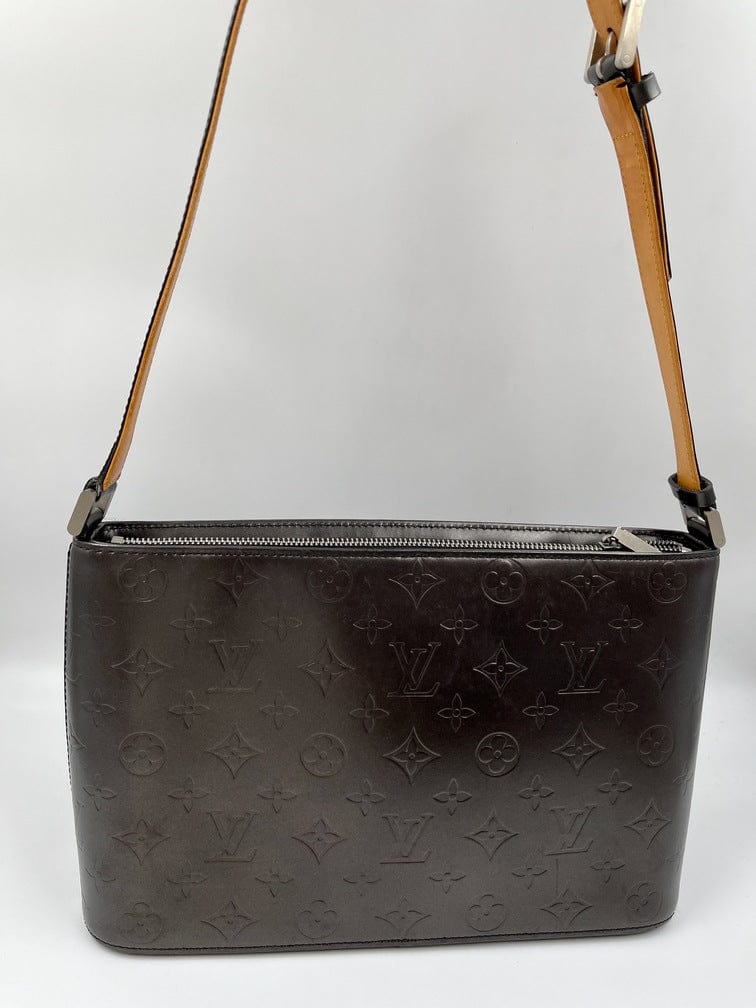 Louis Vuitton Black Monogram Mat Fowler Bag Louis Vuitton