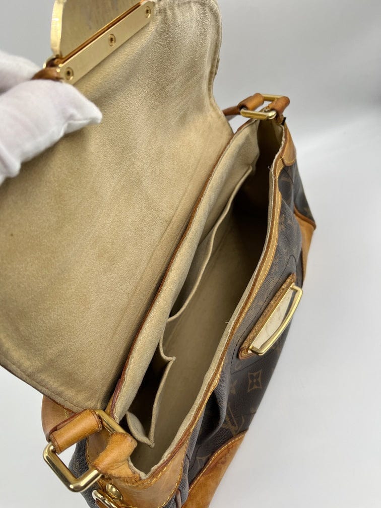 Louis Vuitton Monogram Beverly MM Shoulder Hand Bag 5i150190p"