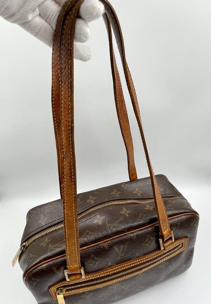 Louis Vuitton M51182 Monogram Canvas Cite MM Bowling Shoulder Bag (TH0032)  - The Attic Place
