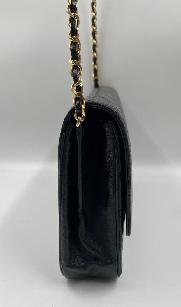 Vintage Chanel Single Flap Bag with Tassel - Black – The Hosta