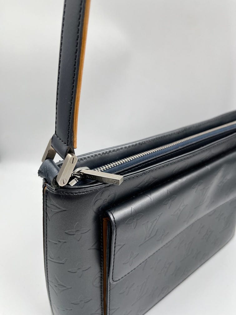 Louis Vuitton Allston Black Canvas Shoulder Bag (Pre-Owned