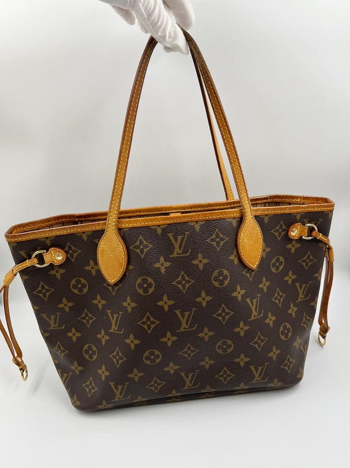 RvceShops Revival, Brown Louis Vuitton Monogram Neverfull PM Tote Bag