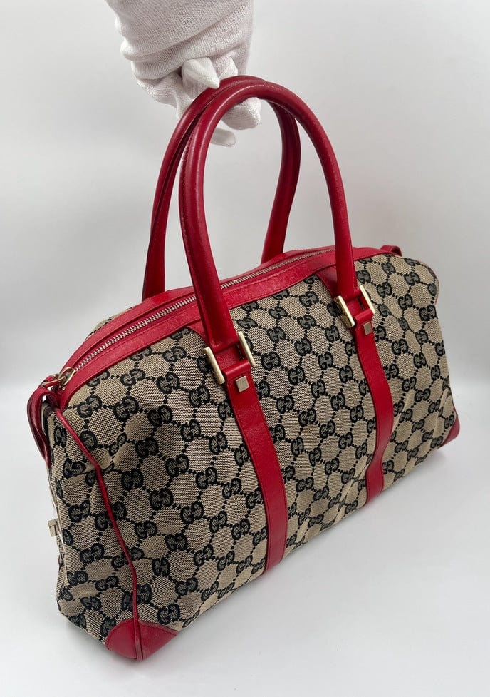 Gucci Pre-Owned Classic GG Canvas Abbey Boston Bag - Farfetch