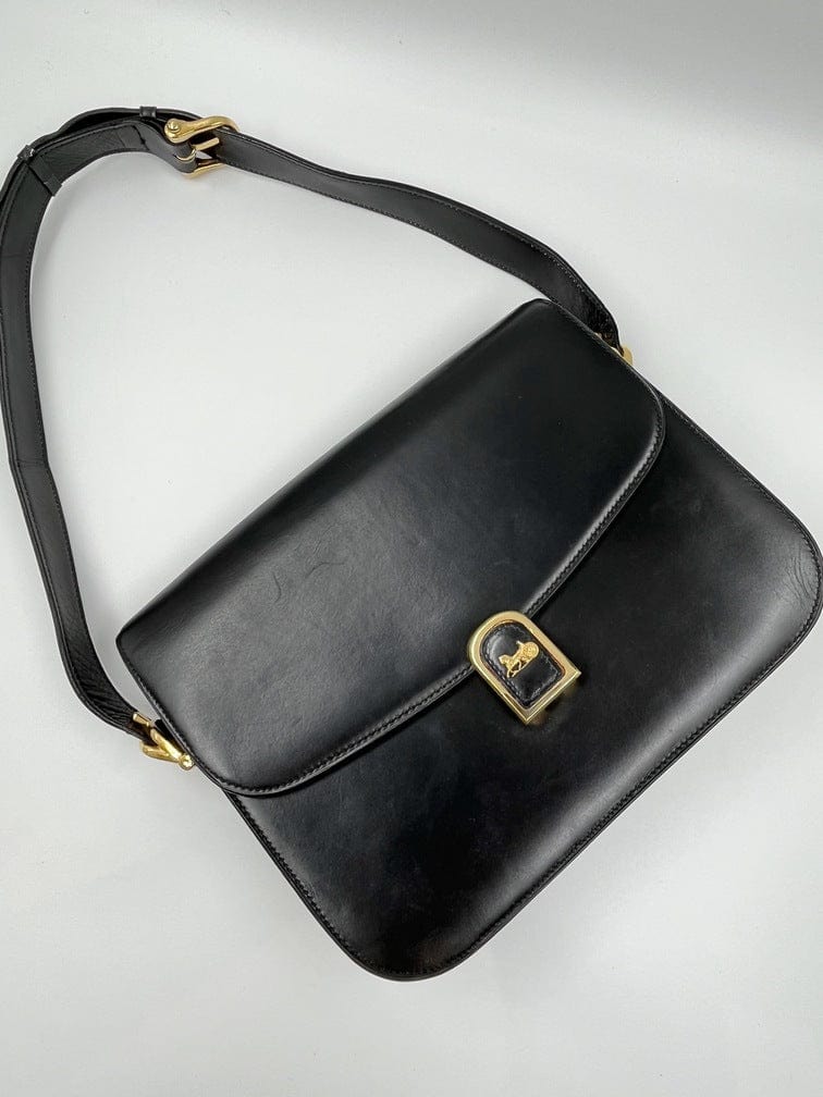 Vintage Celine Black Box Bag – The Hosta