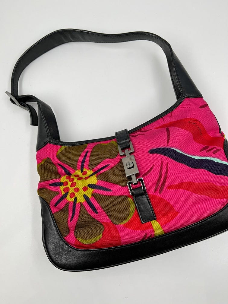 My vintage Gucci by Tom Ford acid flower print Jackie bag from 1999 : r/ handbags