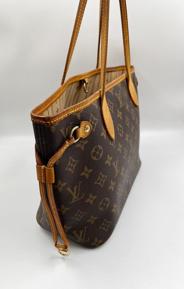 RvceShops Revival, Brown Louis Vuitton Monogram Neverfull PM Tote Bag