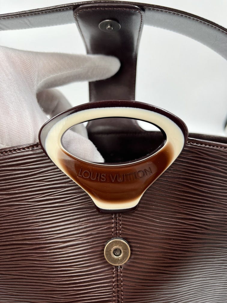 Louis Vuitton Reverie Shoulder Bag Epi Noir Black M52162 Ladies Used Msp29