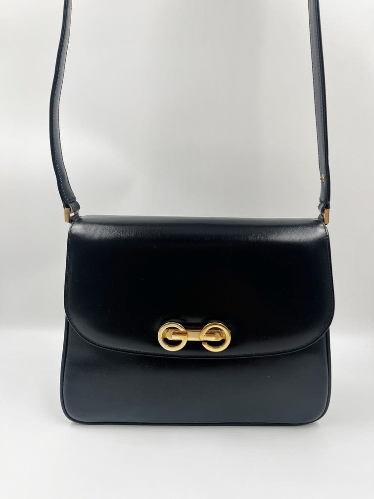 Gucci Pre-owned Classic GG Canvas Panelled Handbag - Black