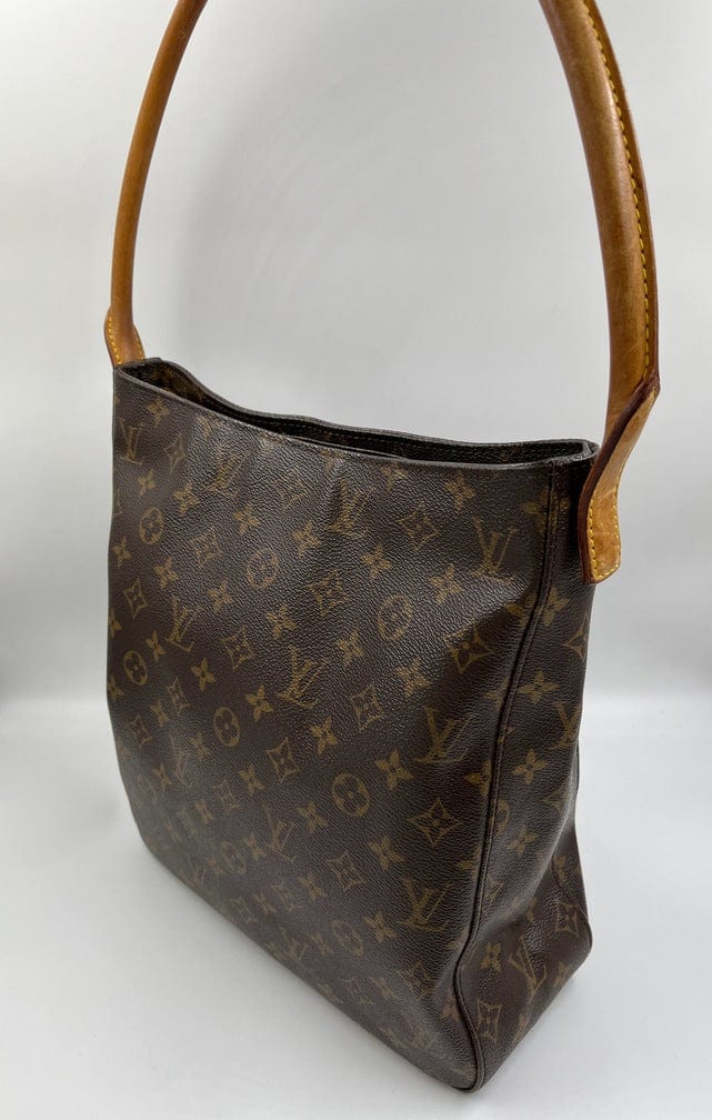 Style Exchange Boutique - Louie..Louie..Louie..This LOUIS VUITTON Monogram  Looping GM is pretty close to brand new! This discontinued style has been  meticulously taken care of and has little to no wear. Handles