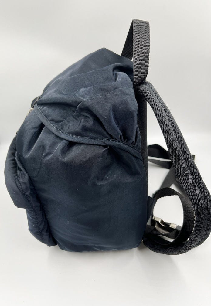 Prada Navy Nylon Backpack The Hosta